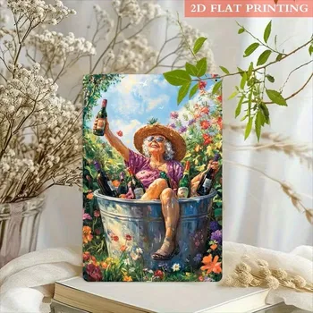 Plechová cedule BAF 2D plechová cedule Nádherné léto 20 x 30 cm POŠKOZENO