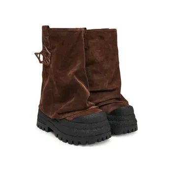 Dámské kozačky Naked Wolfe Polokozačky Disturb Hnědá 40