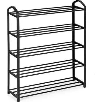 Botník MODERNHOME Kovový stojan na boty 5 polic 15 párů bot