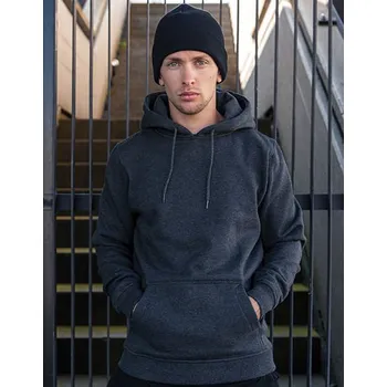 Pánská mikina Build Your Brand Heavy mikina s kapucí Barva: Hnědá, Velikost: 5XL G_BY011