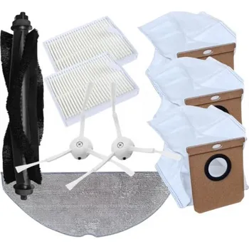 Sada příslušenství pro robotický vysavač Kartáče, HEPA filtry, mop k vysavači CECOTEC Conga 7490 Ultimate Home Genesis a sáčky, 9ks