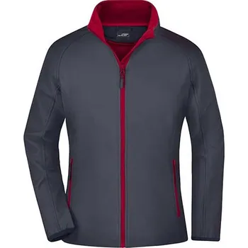 Dámská softshellová bunda James&Nicholson Dámská promo softshellová bunda Barva: Iron Grey, Velikost: XXL G_JN1129