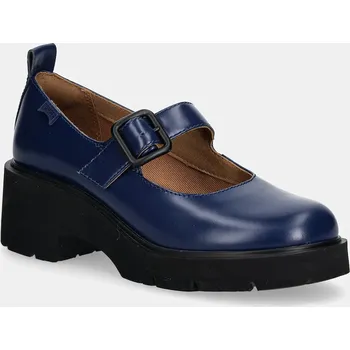 Dámské lodičky Kožené lodičky Camper Milah modrá barva, na podpatku, K201681-006 K201681.006 59A, EUR 36