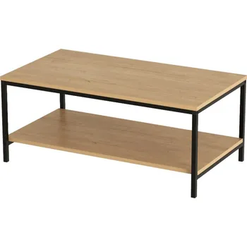 Konferenční stolek Konferenční stolek ZANRE, černá/dub safírový + vyzvednutí ZDARMA