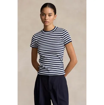 Pánské tričko Bavlněné tričko Polo Ralph Lauren 211891520 bílá 00A, vel. M