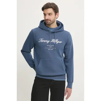 Dámská mikina Mikina Tommy Hilfiger MW0MW33631 modrá 95X, vel. L