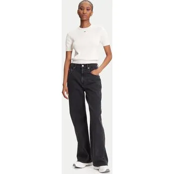 Pánské oblečení Tommy Jeans Jeansy Mia DW0DW20455 Černá Relaxed Fit 33_30