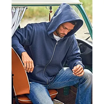 Pánská mikina Tee Jays Městská mikina na zip s kapucí Barva: Modrá, Velikost: S G_TJ5154