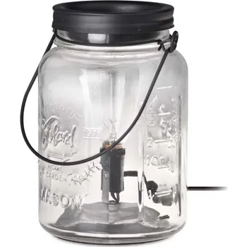 Aroma lampa Candle Warmers elektrická Aromalampa Edison Bulb Glaas Mason Jar