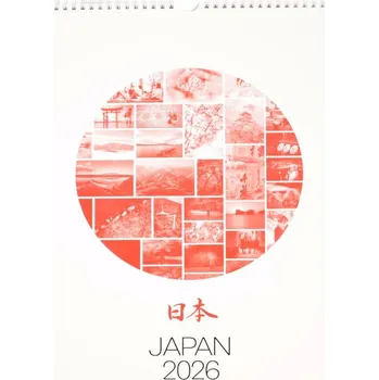 Kalendář Nástěnný kalendář Japan 2026