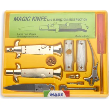 kapesní nůž SKM Maniago SKM Magic Stiletto 10 cm Imitation Pearl - stavebnice