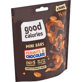 Good Calories Datlová tyčinka s arašídy a čokoládou 6 x 18g (108g)