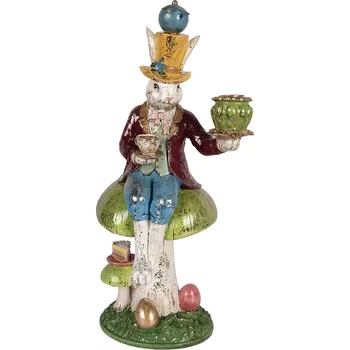 Svícen Clayre & Eef - Dekorativní svícen RABBIT 6PR6043