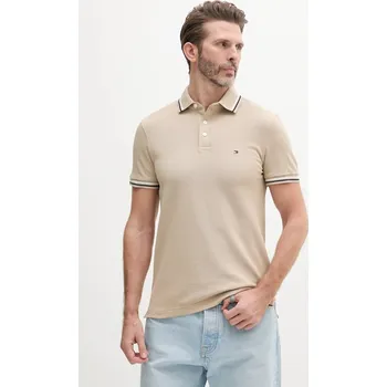Pánské tričko Polo tričko Tommy Hilfiger MW0MW39993 béžová 80X, vel. S