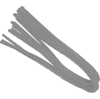 Drátek žinylka Luma 500 x 8mm, šedý 10ks