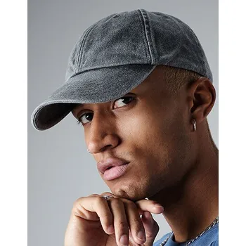 Kšiltovka Beechfield Vintage čepice s nízkým profilem Barva: Šedá, Velikost: One Size G_CB655