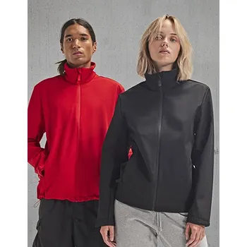 Pánská softshellová bunda B&C COLLECTION Softshellová bunda RESET Barva: Černá, Velikost: 3XL G_BCJG005