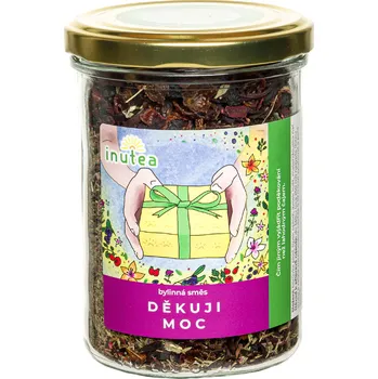 Čaj inutea Děkuji moc – 130 g ve skle - sklenice 440ml