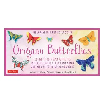 Origami Butterflies Kit (Michael G. LaFosse,Richard L. Alexander,Greg Mudarri)(Pevná)