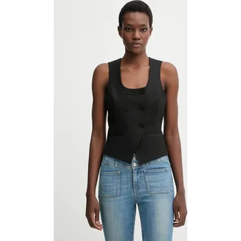 Dámská vesta Vesta s přídavkem vlny Blugirl Blumarine RF5265.T207A černá 99X, vel. 34