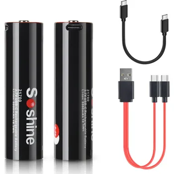 Článková baterie Soshine 21700USB-3.7-5000 2 ks