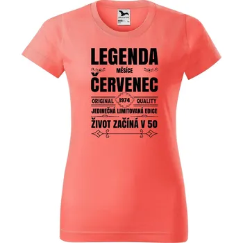 Dámské tričko Dámské tričko s potiskem Zrození legendy měsíce Barva trička: Tyrkysová - 44, Velikost: XL