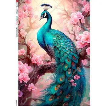 Umělecký papír Rýžový papír na decoupage - A4- Zvířata 0235