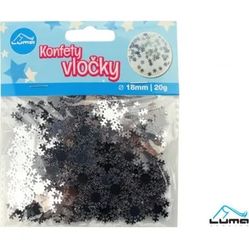 Konfeta Konfety vločky 20g Luma