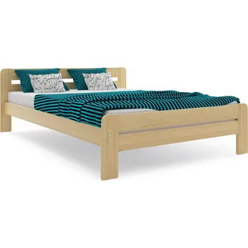 Postel SMB Postel z masivu TEXAS, 140x200 cm Dekor: Borovice