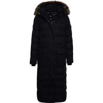 Dámský kabát Dámský Kabát SUPERDRY MF EXPEDITION LONG LINE PARKA W5011057A02A – Černá S