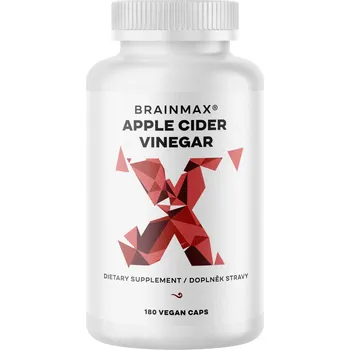 BrainMax Apple Cider Vinegar, 180 rostlinných kapslí