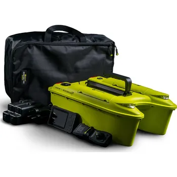 zavážecí lodička RidgeMonkey Zavážecí Loďka Hunter 750 Bait Boat Hi-Viz Echo Edition