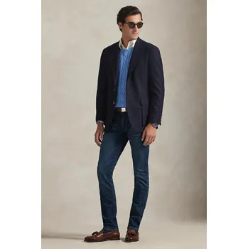 Pánské džíny Džíny Polo Ralph Lauren pánské, tmavomodrá barva, 710982150 59J, vel. 36/32