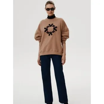 Dámská mikina MARI PRETI Mikina Onera Béžová Oversize S