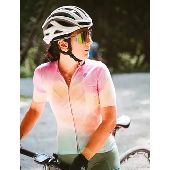 cyklistický dres Dámský dres BL NEVADA Rainbow Velikost: XXL