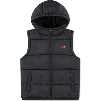 Dámská vesta Dětská vesta Levi's BATWING DIRECT EMB PUFFER 8EN916 černá 99X, vel. 110