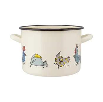 Hrnec HRNEC ROVNÝ 4.4L PRŮM.20CM VÝŠKA.15CM VESELÉ SLEPIČKY