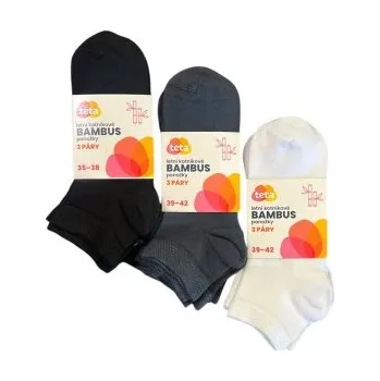 Pánské ponožky TETA Bambusové kotníkové ponožky 43-46, 3 páry