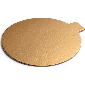 Jednorázové nádobí Monteverdi Podložka monoporce zlatá 7 cm (200 ks)