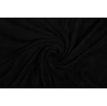 Fleece flanel černý - PŘEDOBJEDNÁVKA