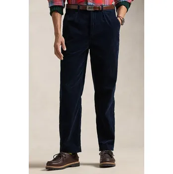 Pánské kalhoty Bavlněné kalhoty Polo Ralph Lauren 42.2 8W CORDUROY.EASY, M, modrá, 50X
