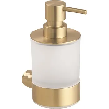 Dávkovač mýdla Bemeta ZYRA: Dávkovač mýdla, 200 ml, mat, zlatá light 174109010