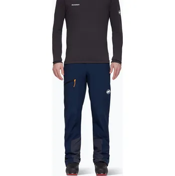 Pánské softshellové kalhoty Mammut Taiss Guide navy