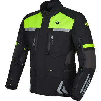 Moto oblečení Bunda na motocykl RSA Storm černo-šedo-fluo žlutá