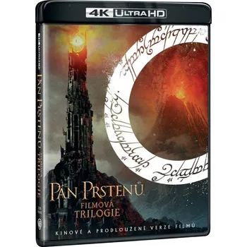 Sběratelská edice filmů Blu-ray Pán prstenů: Filmová trilogie prodloužená a kinová verze 4K UHD (2001, 2002, 2003)9 disků