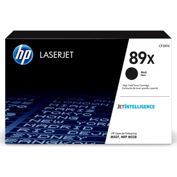 Tiskárna HP 89X Black LaserJet Toner Cartridge (10,000 pages)