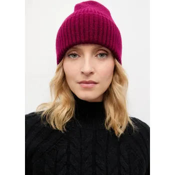 Čepice Vlněná čepice Answear.LAB fialová barva LL8.cms 44X, vel. ONE SIZE