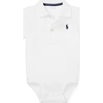 Bavlněné kojenecké body Polo Ralph Lauren 320700386002 bílá 00X, vel. 80-83