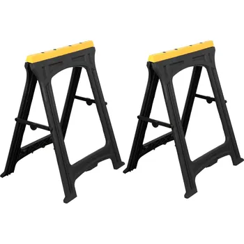 Koza na řezání dřeva Hoteche Skládací koza na dřevo, sada 2 ks, PP, nosnost 170 kg/pár - HT490314