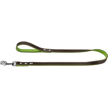 Vodítko pro psa Vodítko Basic Marbella hnědá/zelená, Velikost 18/100